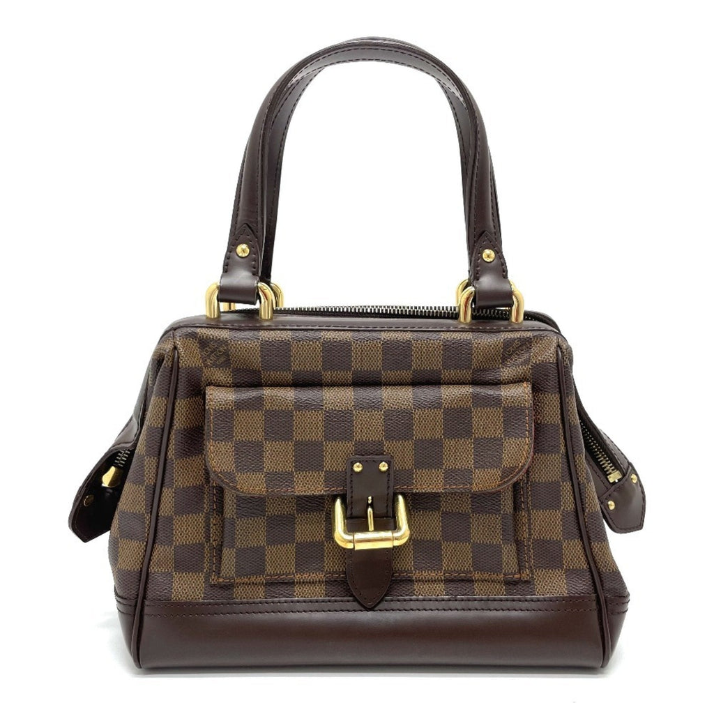 Louis Vuitton Damier Brown Ebene Damier Canvas Leather Handbag (Pre-Owned)