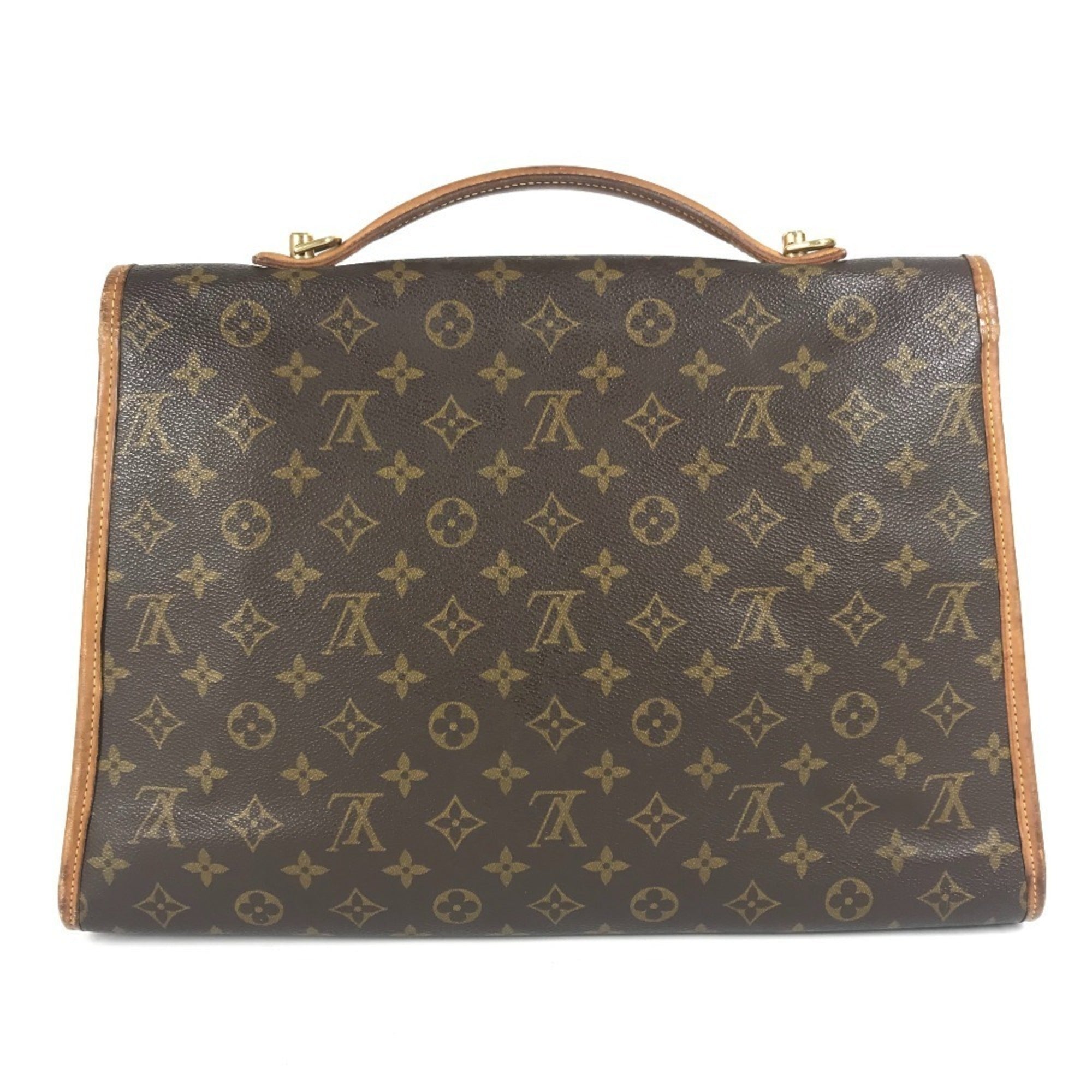 Beverly Briefcase Monogram Canvas MM