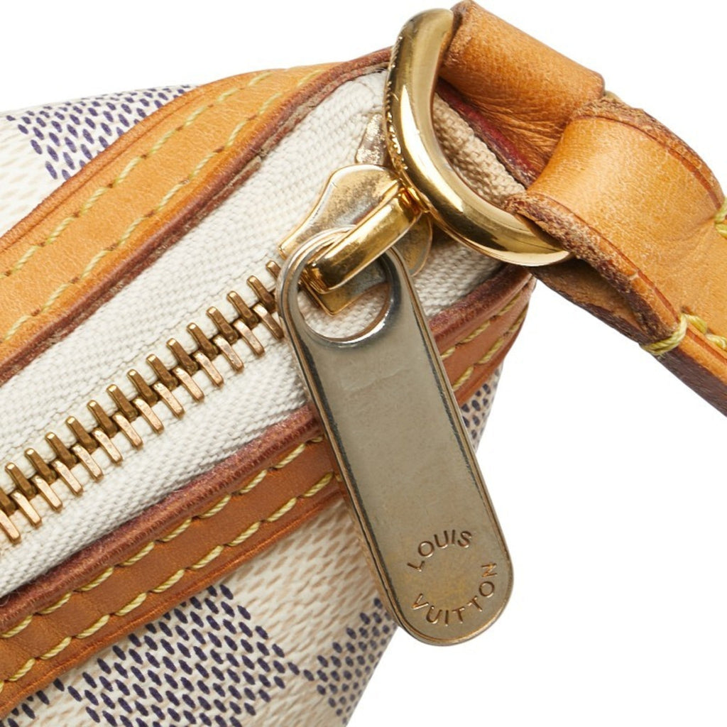 Louis Vuitton White Pvc Leather Shoulder Bag (Pre-Owned)