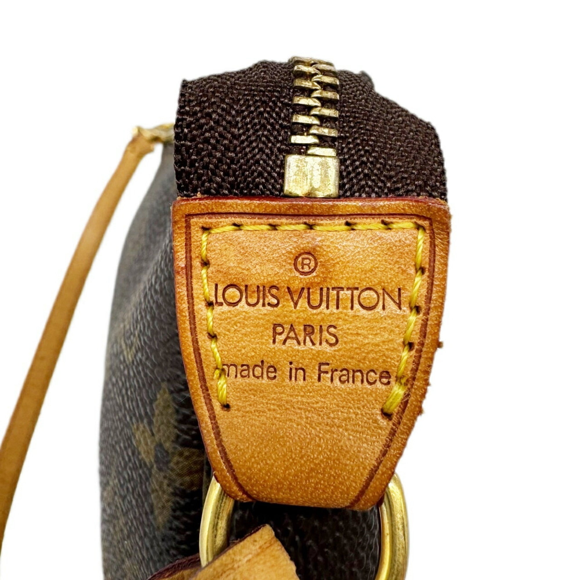 Louis Vuitton Brown Monogram Pochette Pouch (Pre-Owned)