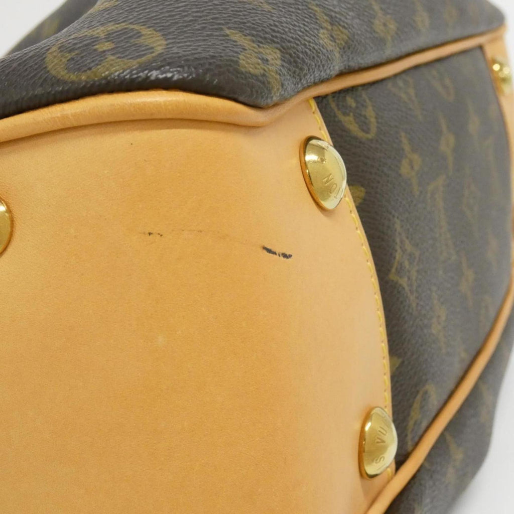 Louis Vuitton Marron Coated Canvas Handbag (Pre-Owned)