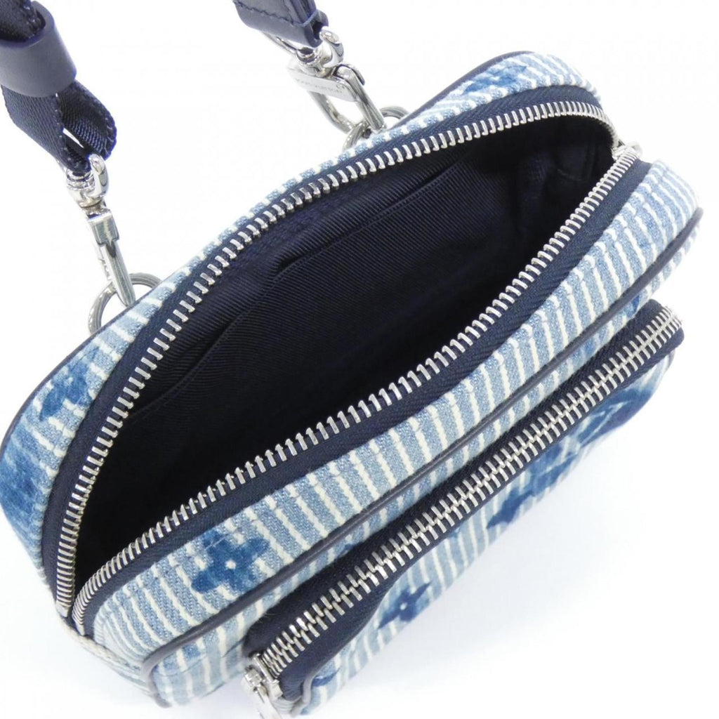 Louis Vuitton Navy Canvas Pochette Shoulder Bag (Pre-Owned)