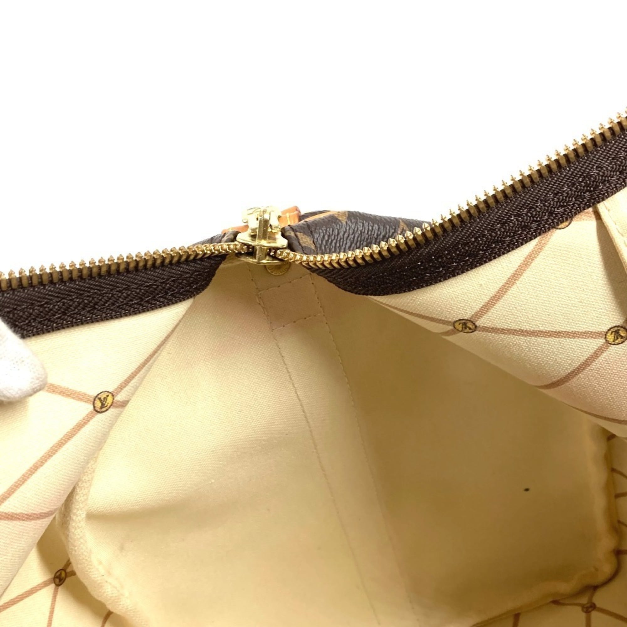 Louis Vuitton Monogram Brown Pink Monogram Boston Bag Shoulder Bag (Pre-Owned)