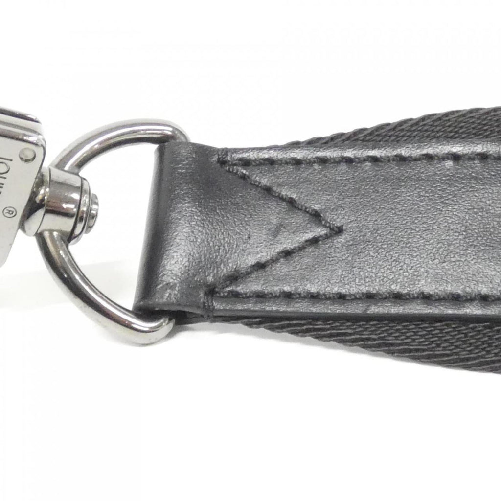 Louis Vuitton Black Gris Coated Canvas Shoulder Bag (Pre-Owned)