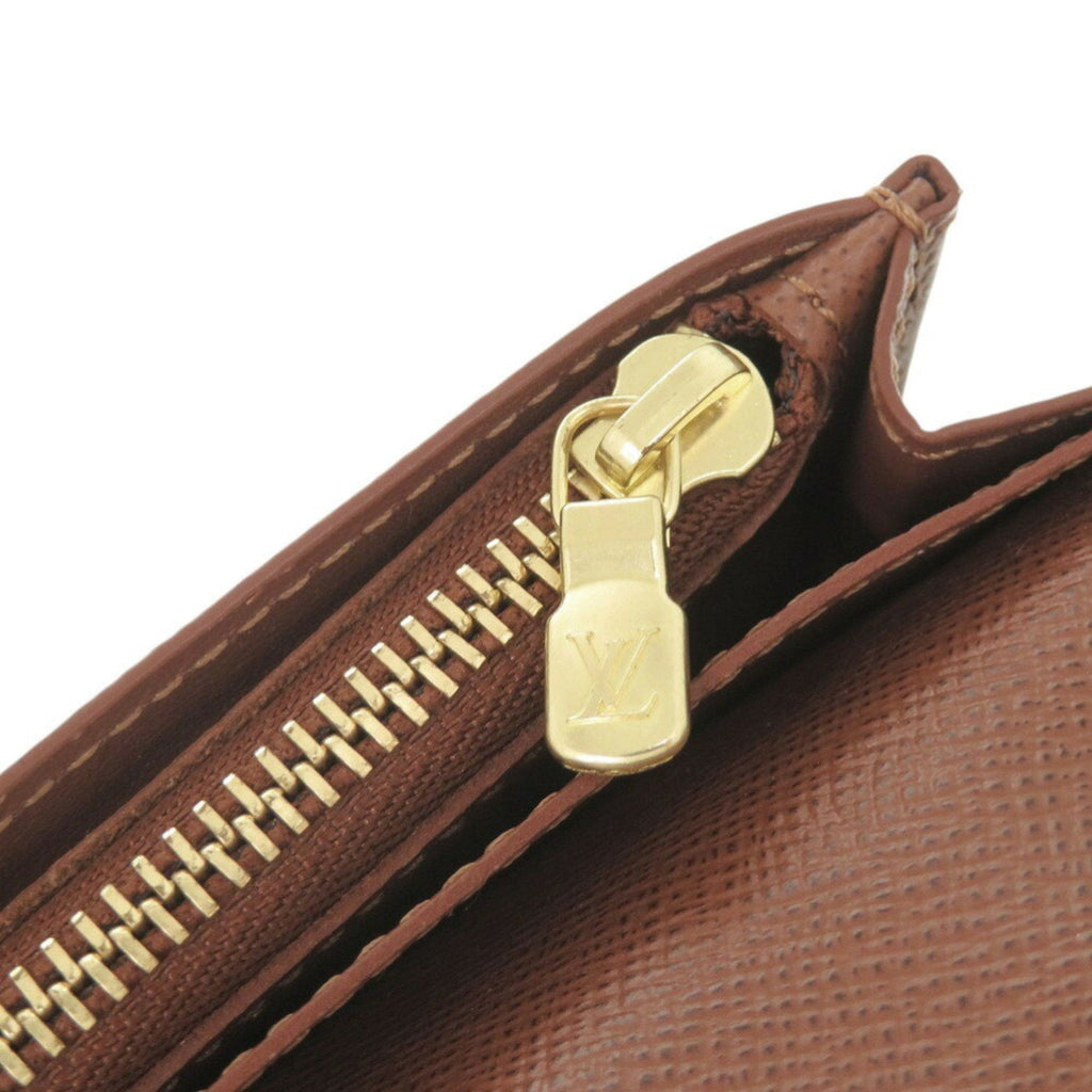 Louis Vuitton Brown Monogram Long Wallet (Bi-Fold) (Pre-Owned)