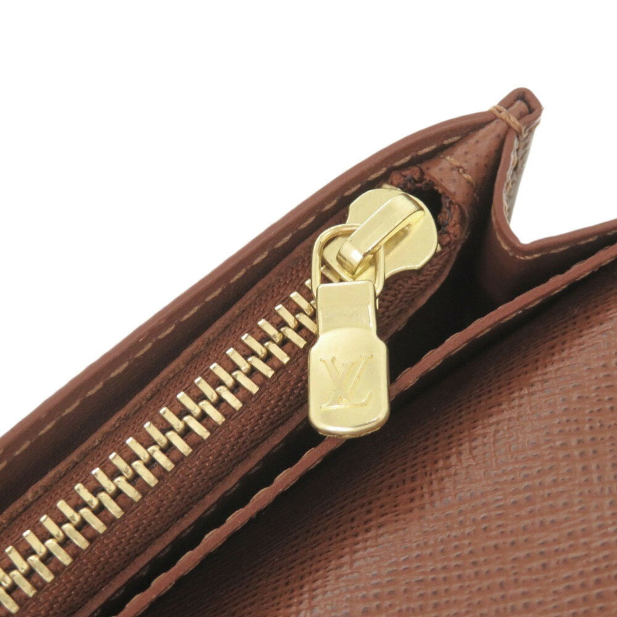 Louis Vuitton Brown Monogram Long Wallet (Bi-Fold) (Pre-Owned)