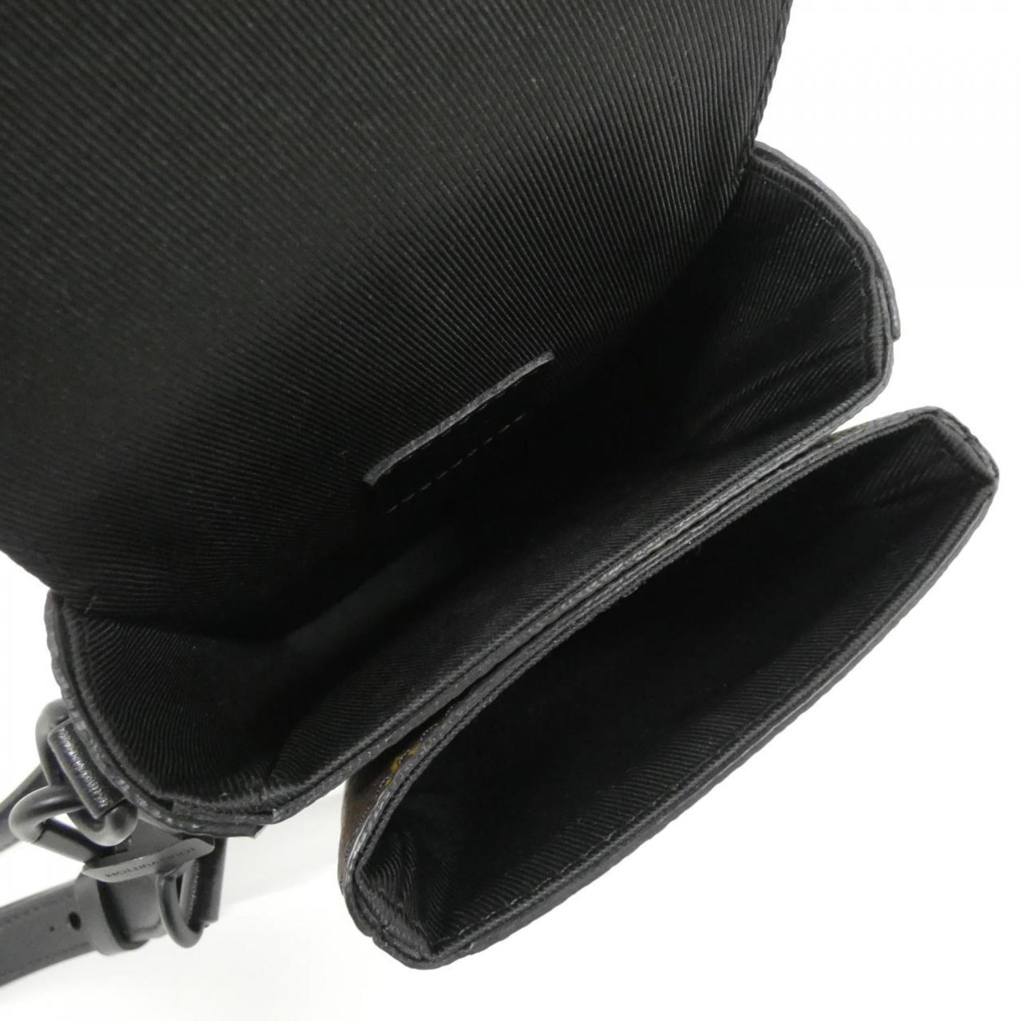 Louis Vuitton Black Marron Monogram Macassar Coated Canvas Shoulder Bag (Pre-Owned)