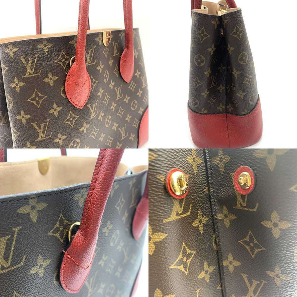 Louis Vuitton Monogram Cerise Red Color Monogram Tote Bag (Pre-Owned)