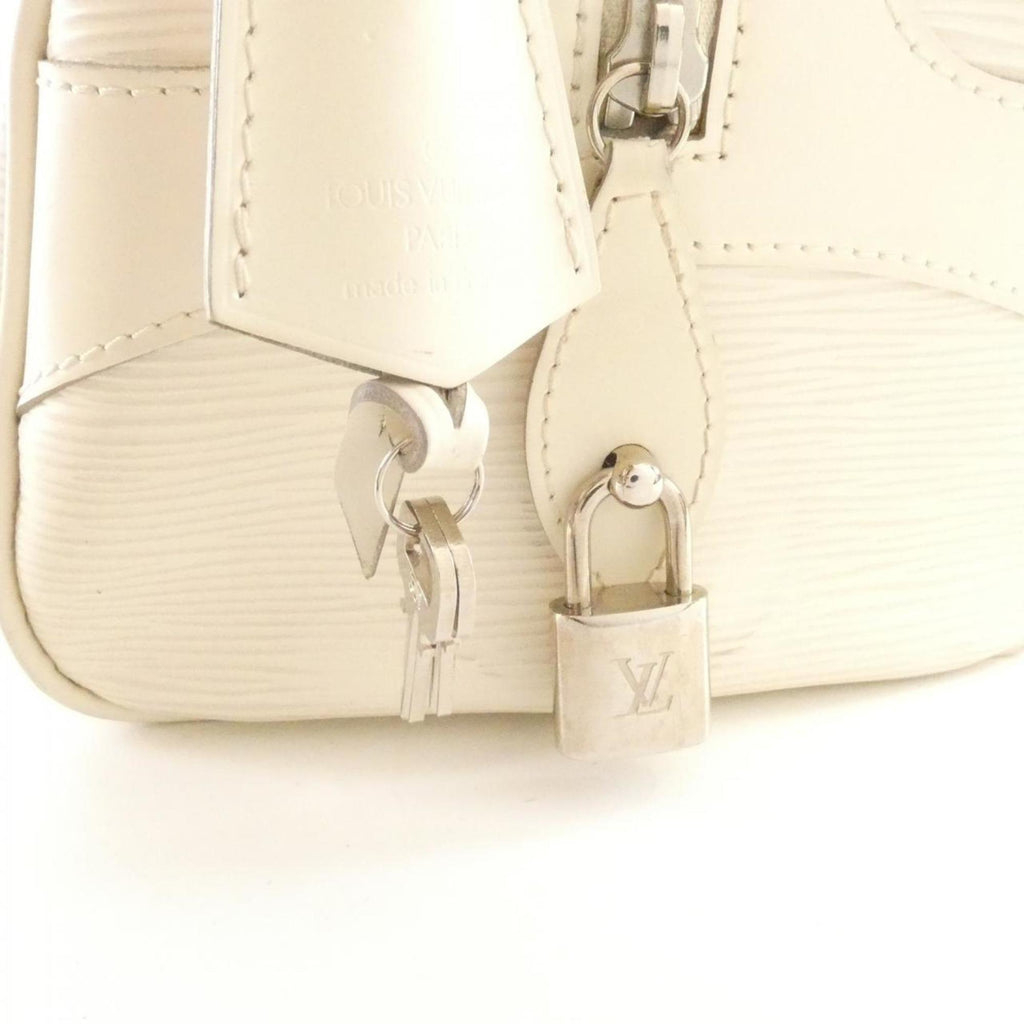 Louis Vuitton Epi Lv Off White Leather Handbag (Pre-Owned)