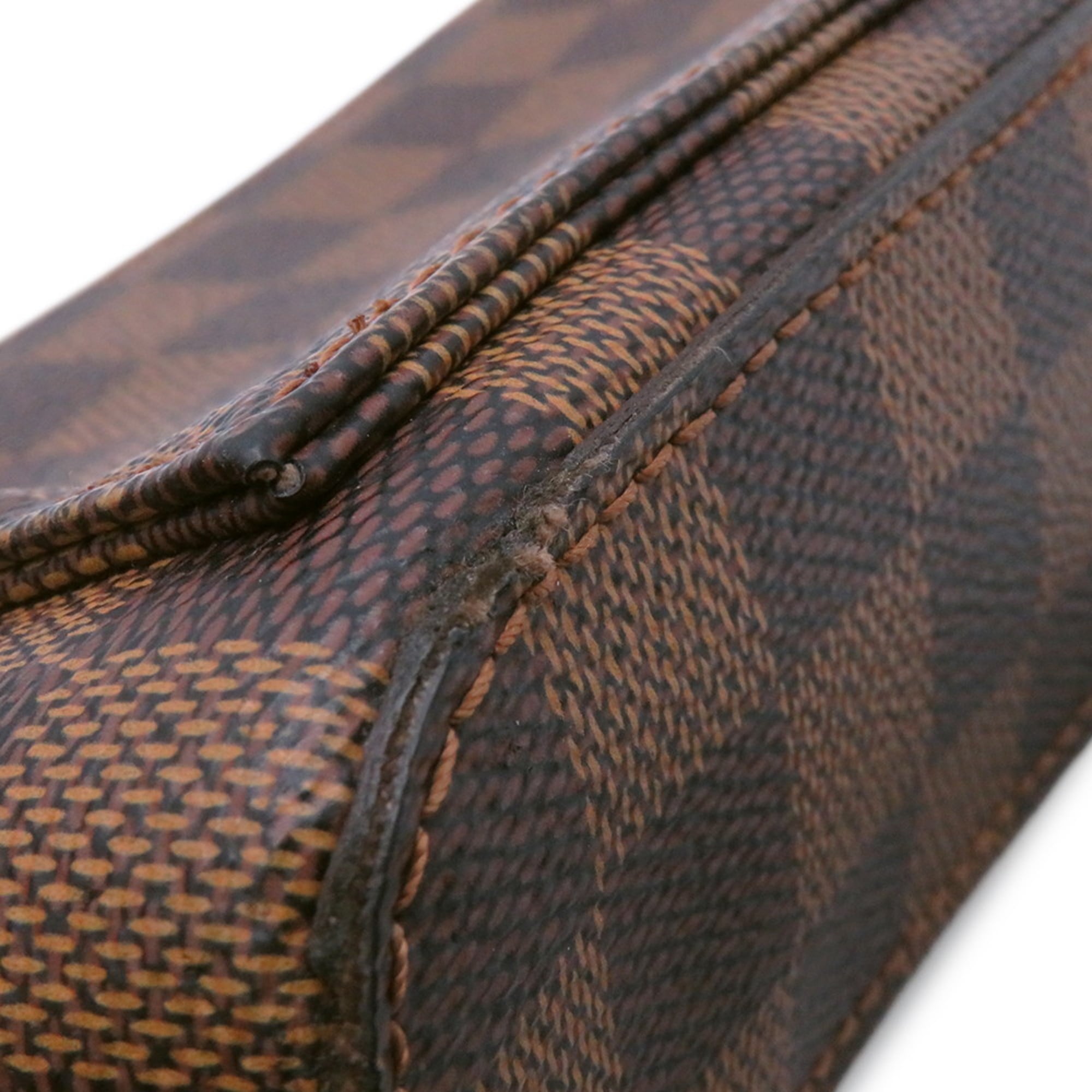 Louis Vuitton Damier Brown Ebene Damier Canvas Fanny Pack Shoulder Bag Sling Bag (Pre-Owned)