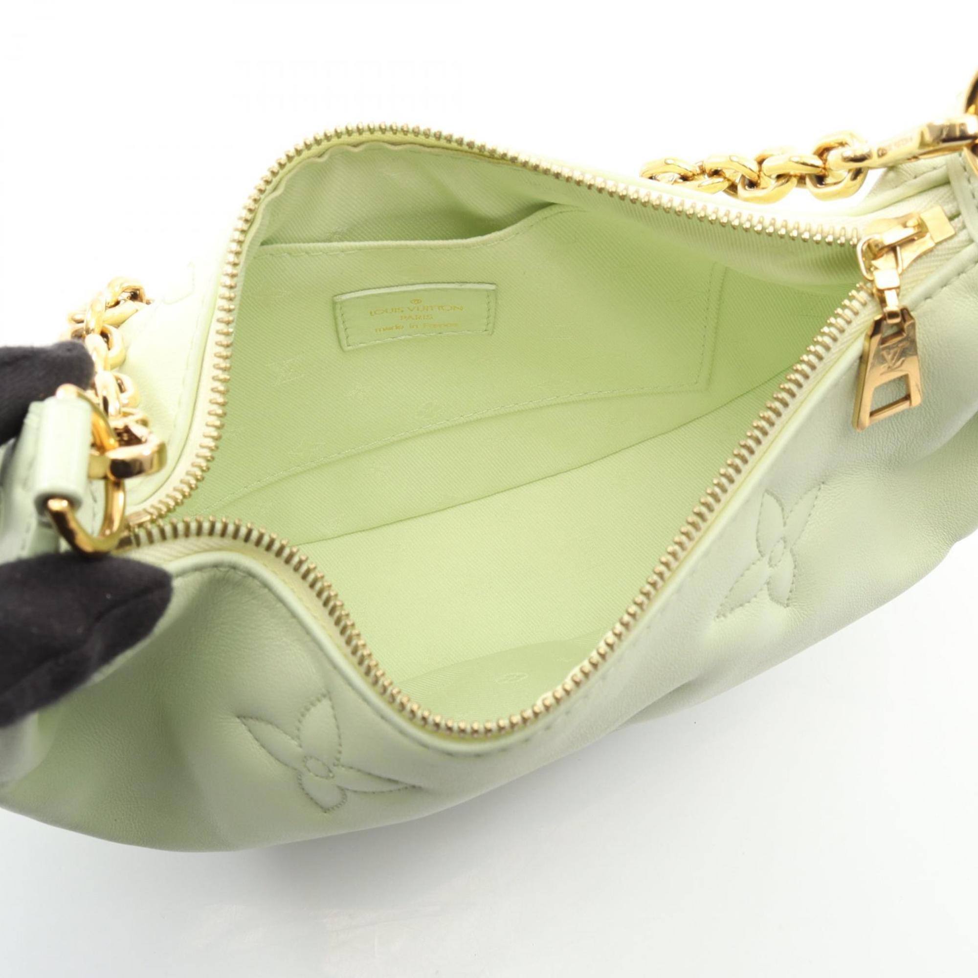 Louis Vuitton Green Leather Handbag (Pre-Owned)