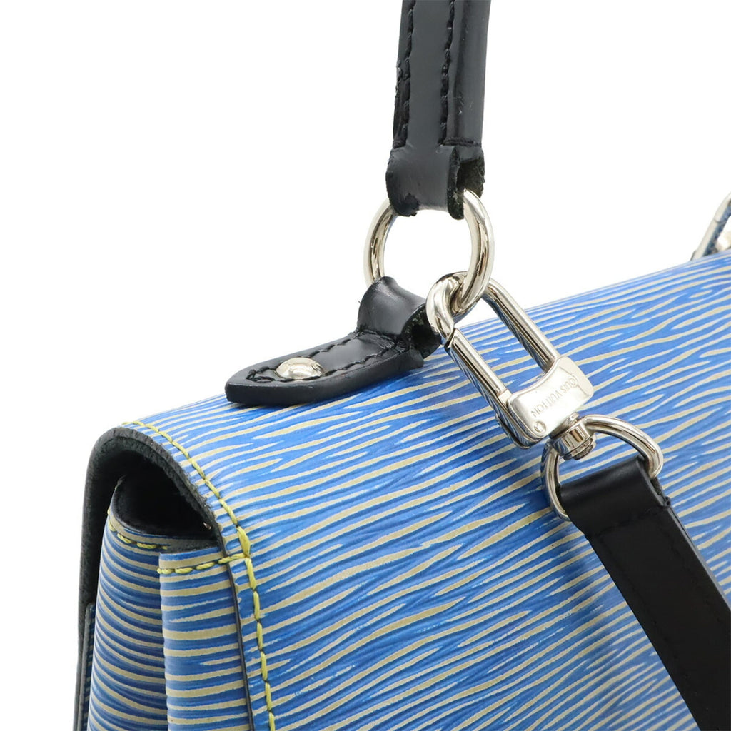 Louis Vuitton Blue Epi Leather Handbag Shoulder Bag (Pre-Owned)