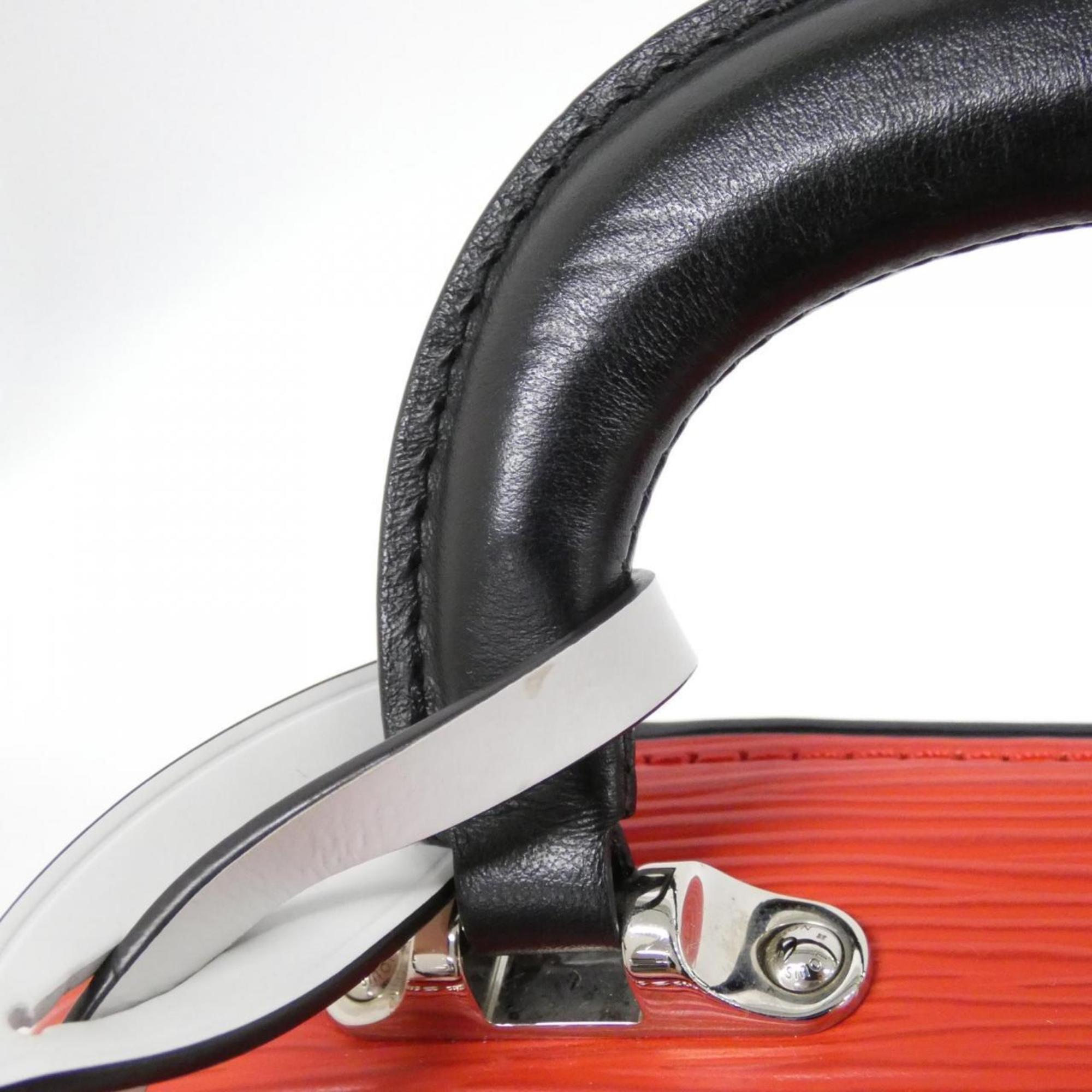 Louis Vuitton Rouge Leather Shoulder Bag (Pre-Owned)