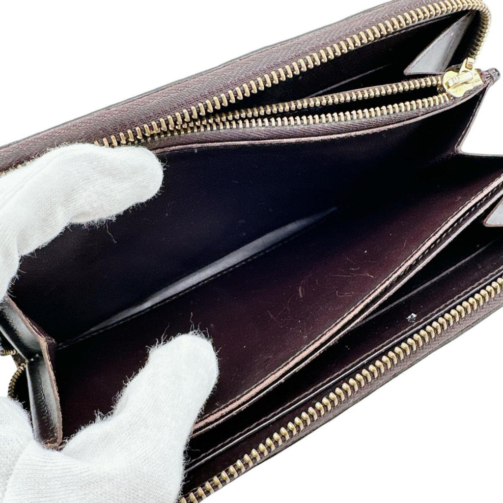 Louis Vuitton Magenta Monogram Vernis Long Wallet (Bi-Fold) (Pre-Owned)