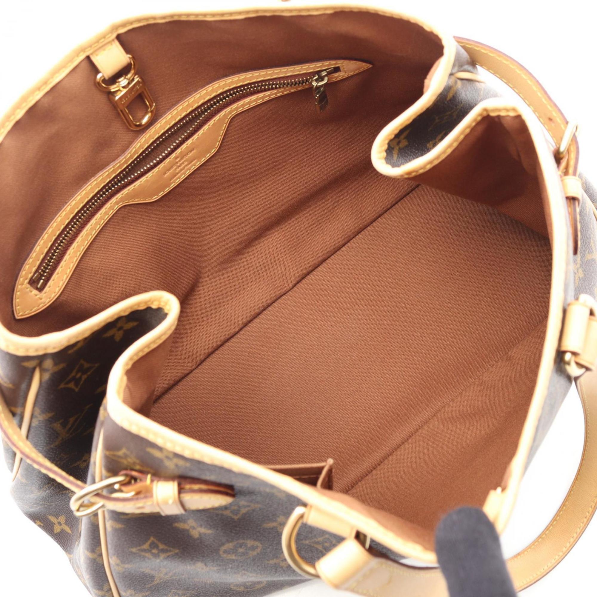 Louis Vuitton Brown Monogram Coated Canvas Shoulder Bag (Pre-Owned)
