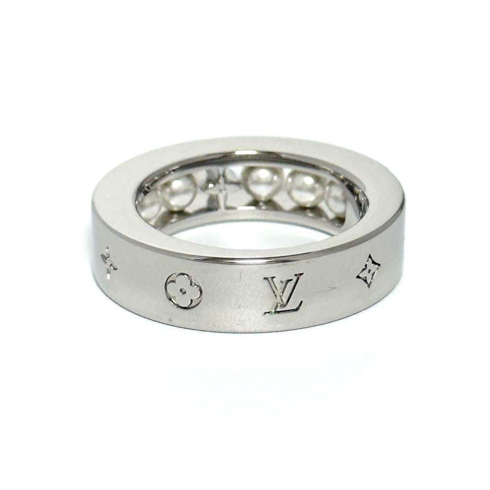 Louis Vuitton Silver 925 Band Ring (Pre-Owned)