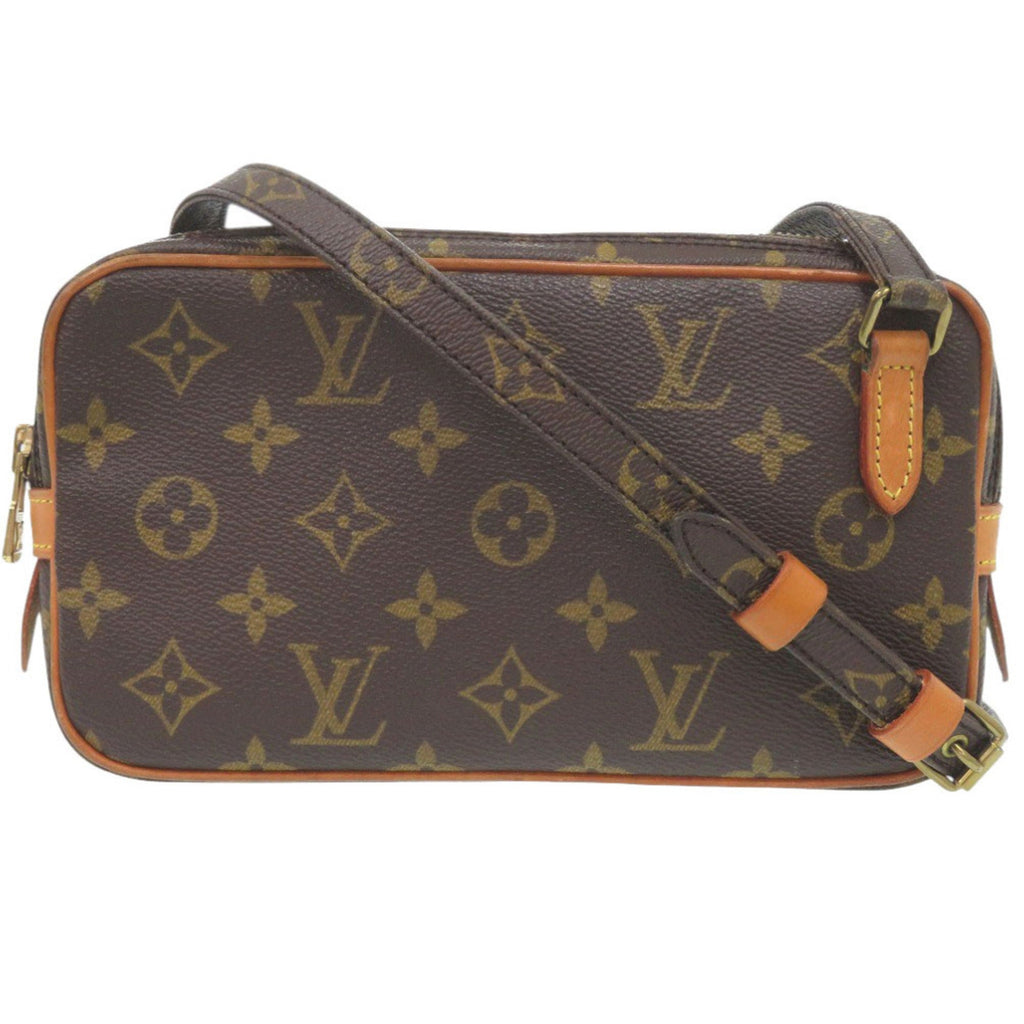 Louis Vuitton Brown Monogram Canvas Shoulder Bag (Pre-Owned)