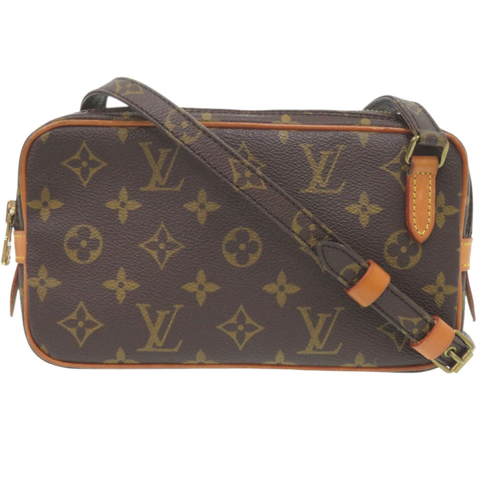 Louis Vuitton Brown Monogram Canvas Shoulder Bag (Pre-Owned)