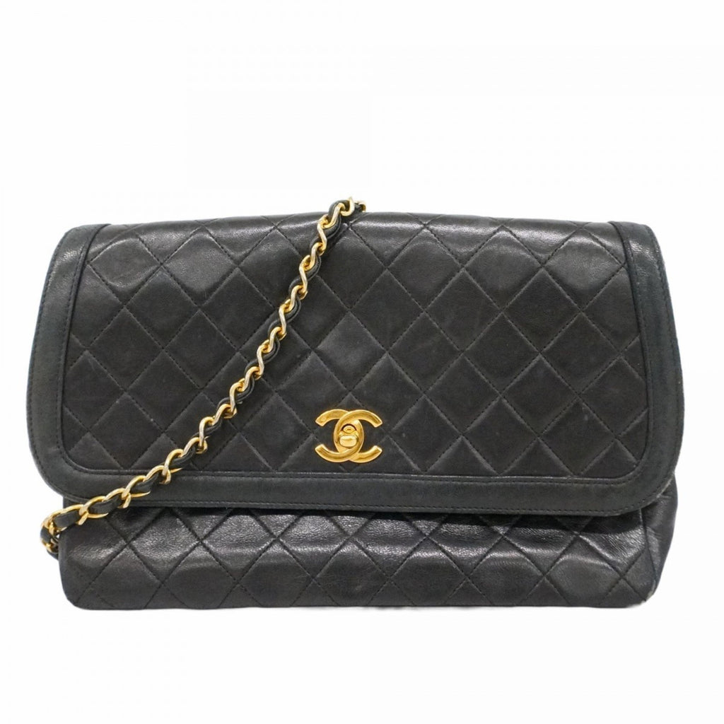 Vintage CC Chain Flap Bag Quilted Lambskin Medium