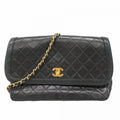 Vintage CC Chain Flap Bag Quilted Lambskin Medium