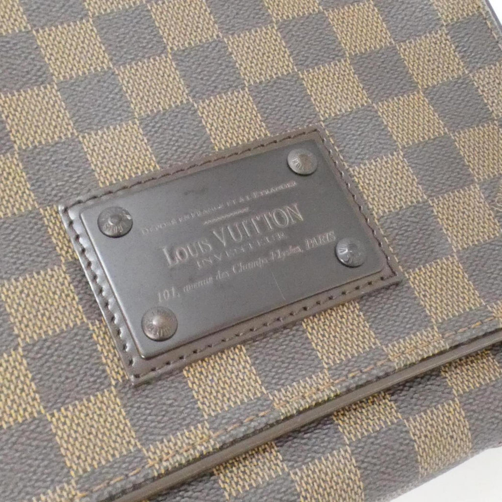 Louis Vuitton Ebene Coated Canvas Shoulder Bag (Pre-Owned)