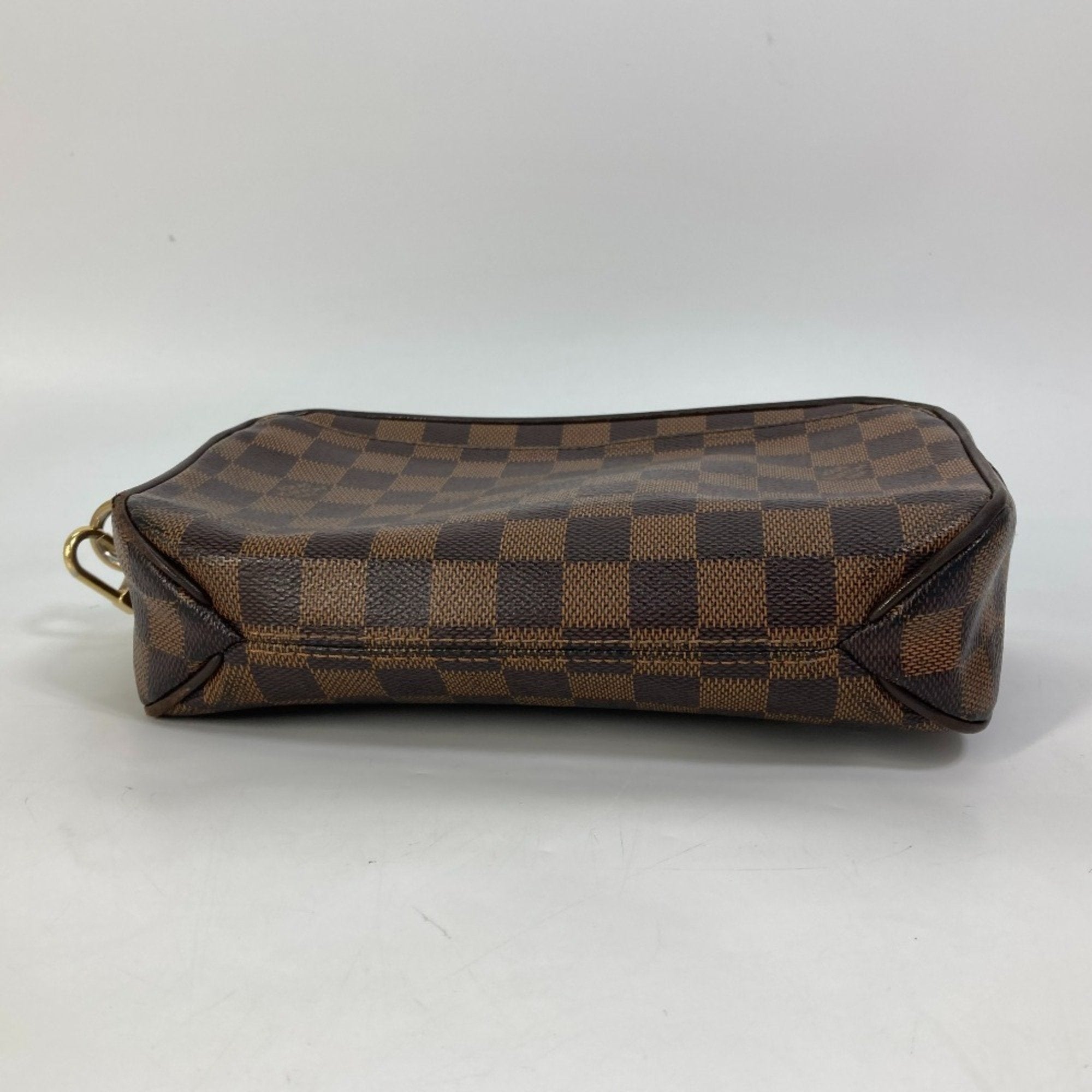 Louis Vuitton Damier Brown Ebene Damier Canvas Pochette (Pre-Owned)