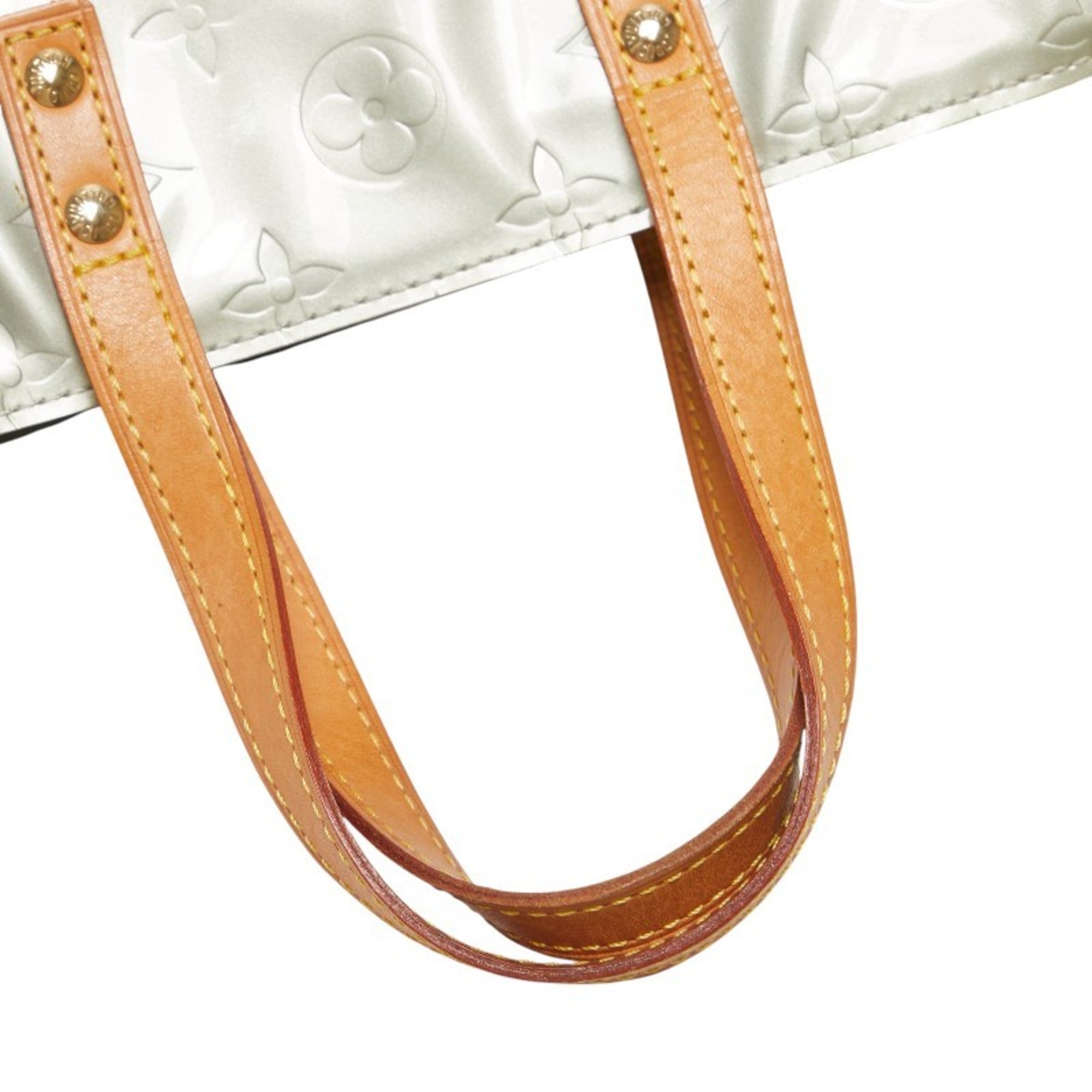 Louis Vuitton Monogram Vernis Gris Patent Leather Handbag (Pre-Owned)