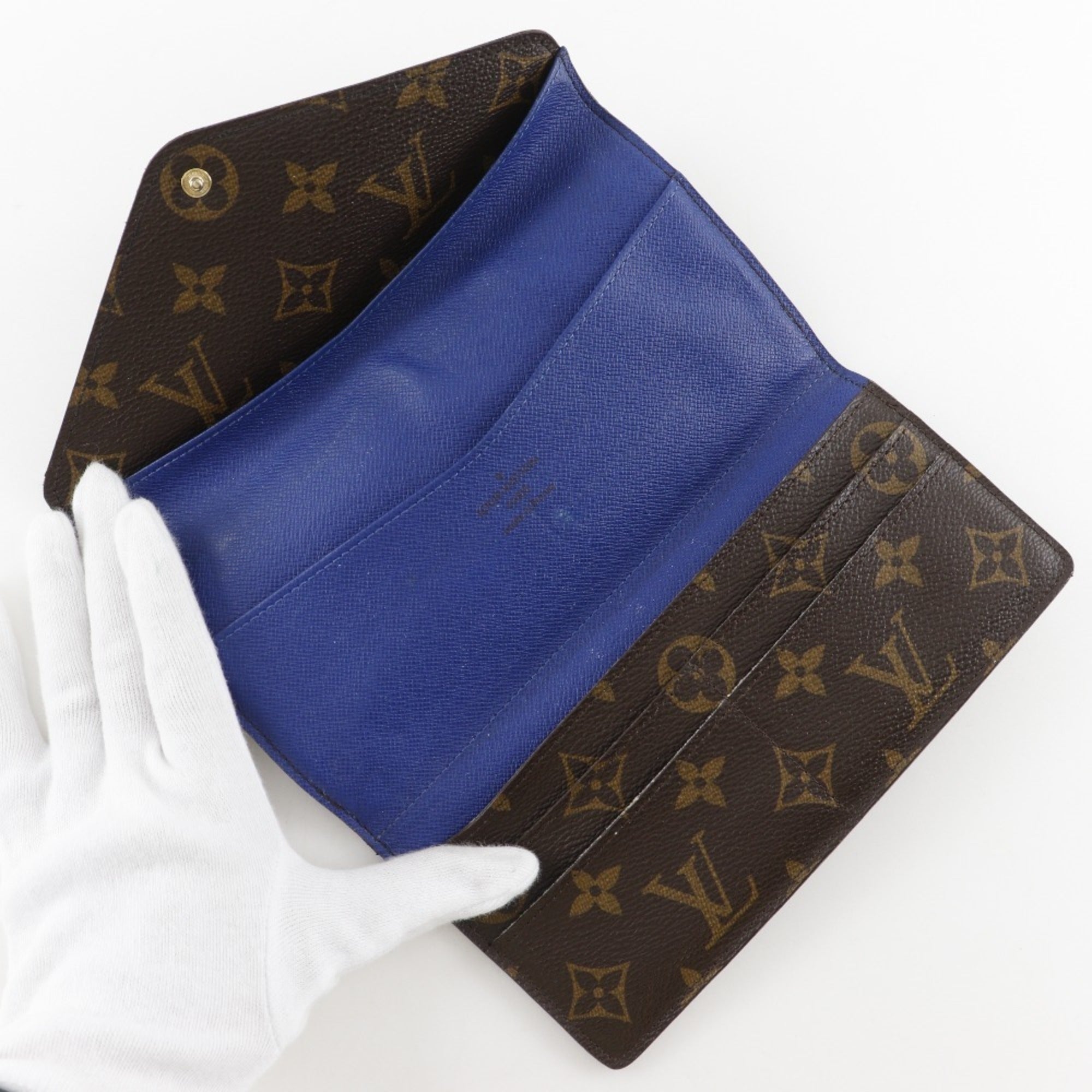 Louis Vuitton Monogram Brown Monogram Long Wallet (Bi-Fold) (Pre-Owned)