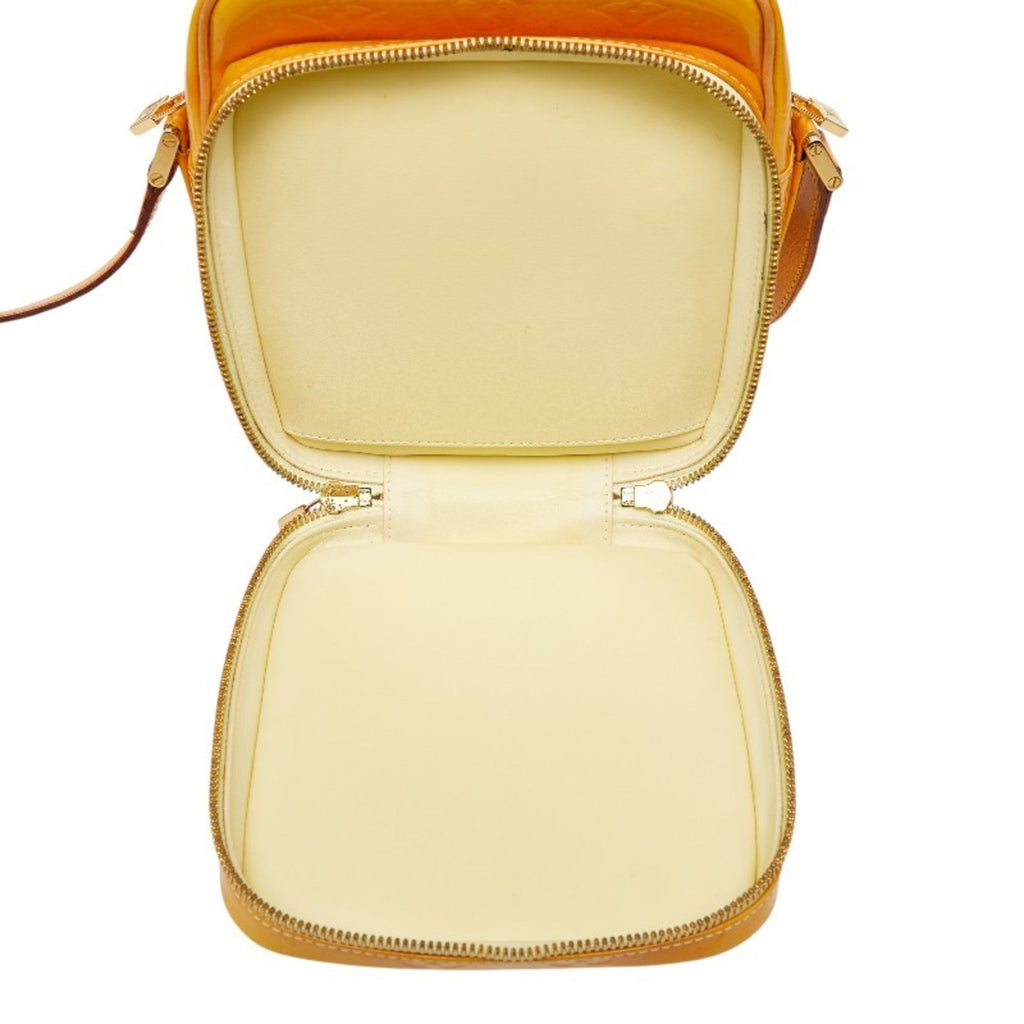 Louis Vuitton Yellow Patent Leather Shoulder Bag (Pre-Owned)