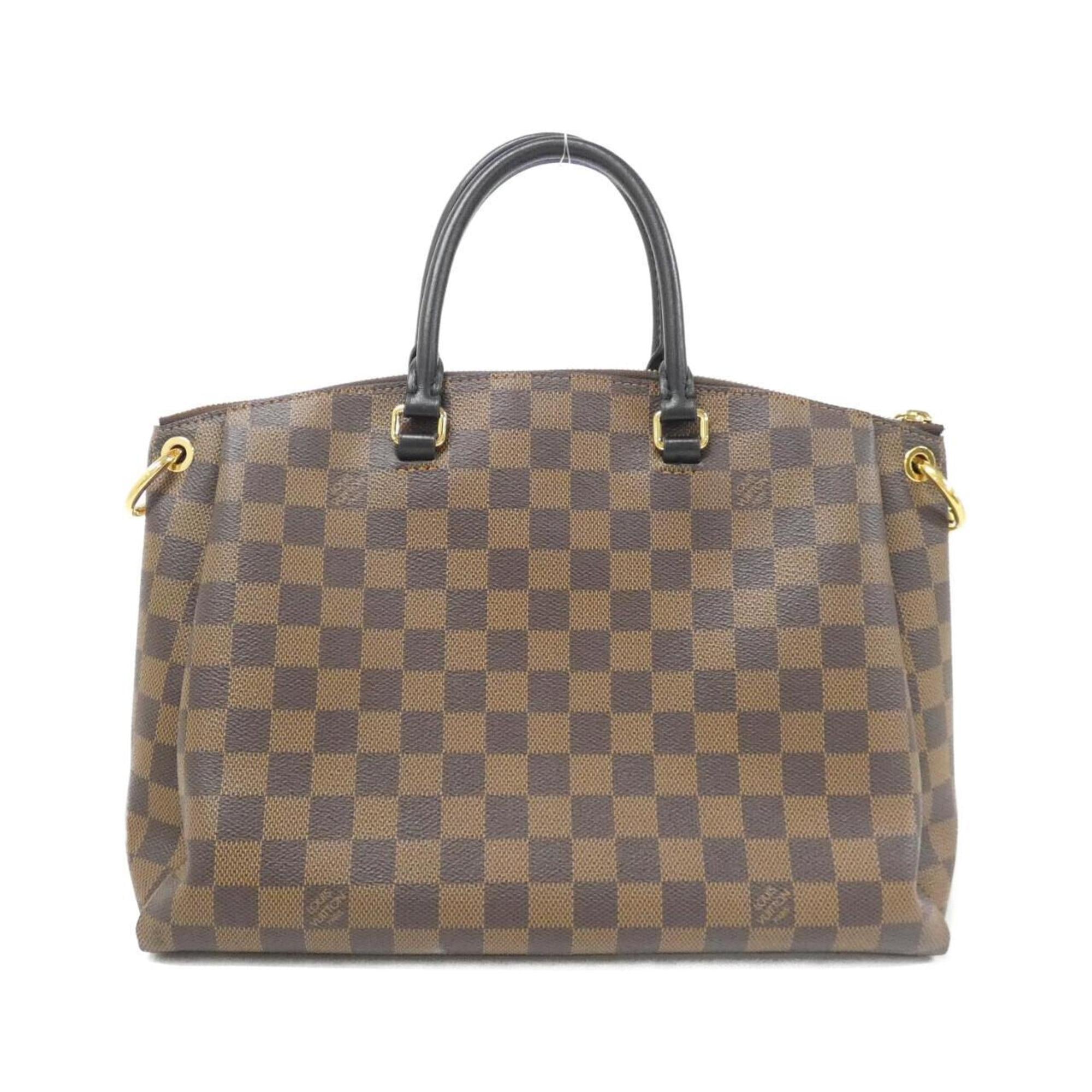 Louis Vuitton Brown Coated Canvas Handbag (Pre-Owned)