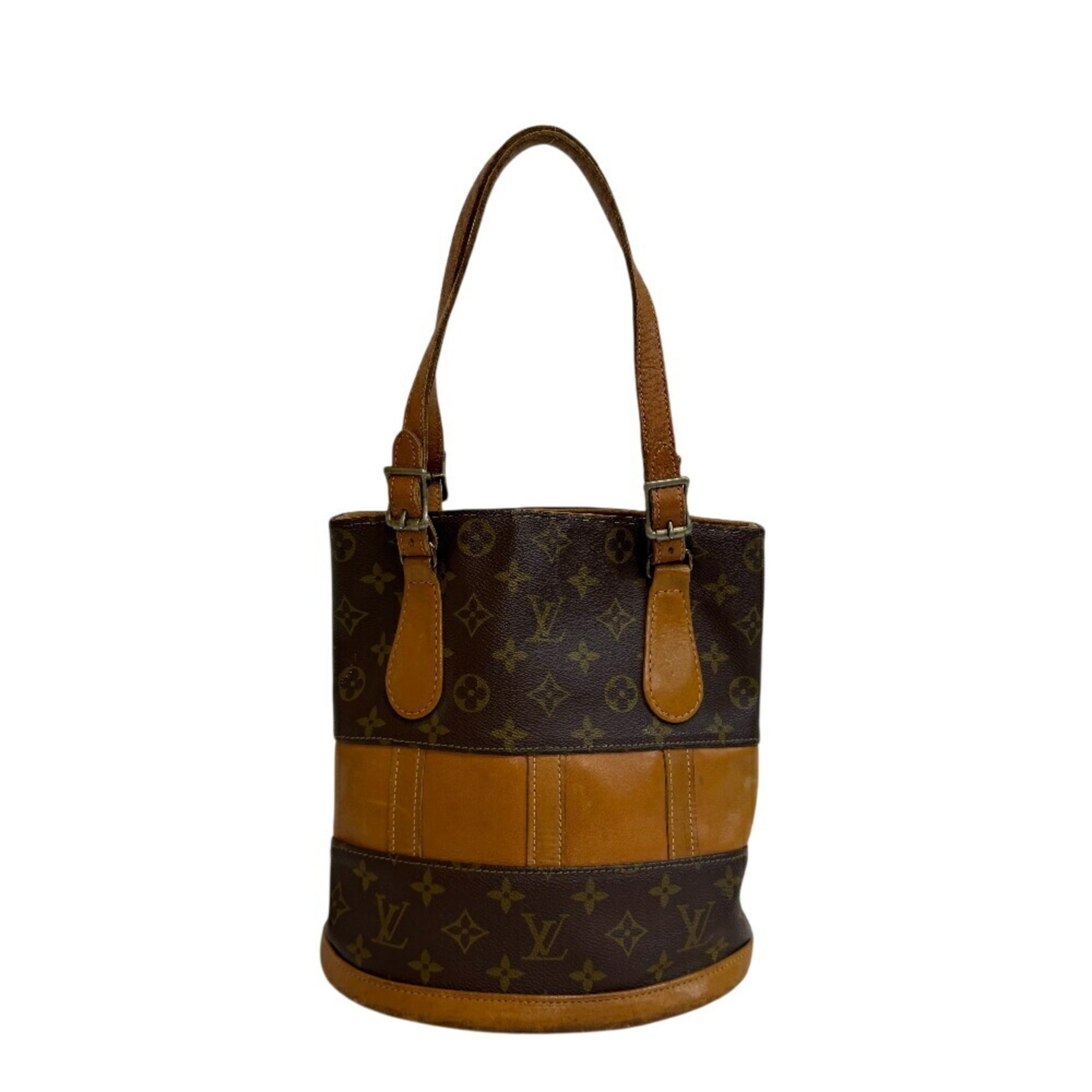 Louis Vuitton Brown Leather Shoulder Bag (Pre-Owned)