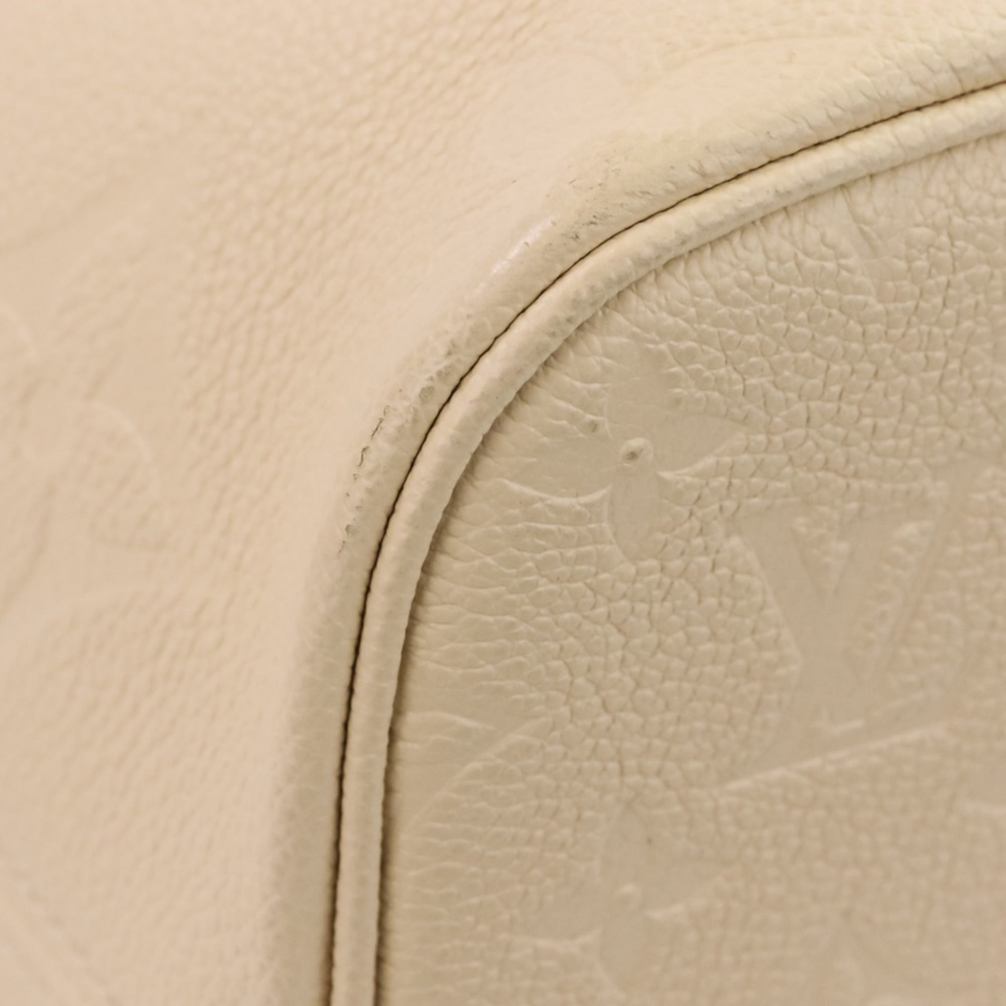 Louis Vuitton Cream Monogram Empreinte Tote Bag (Pre-Owned)