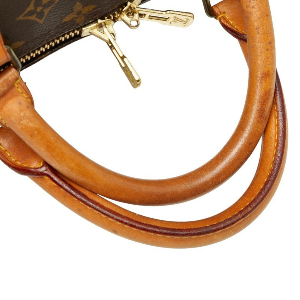 Louis Vuitton Brown Pvc Leather Boston Bag (Pre-Owned)