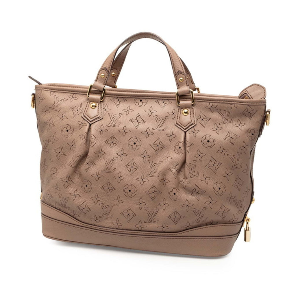 Louis Vuitton Monogram Brown Leather Handbag Shoulder Bag (Pre-Owned)