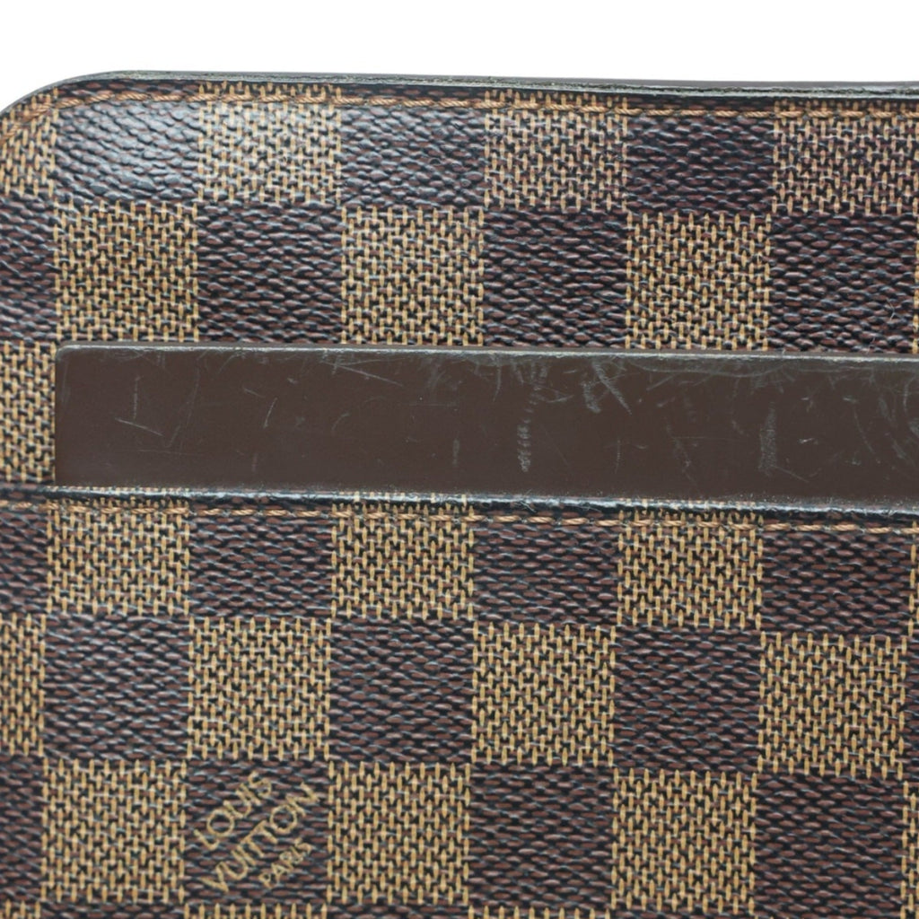 Louis Vuitton Damier Brown Damier Canvas Clutch Bag (Pre-Owned)