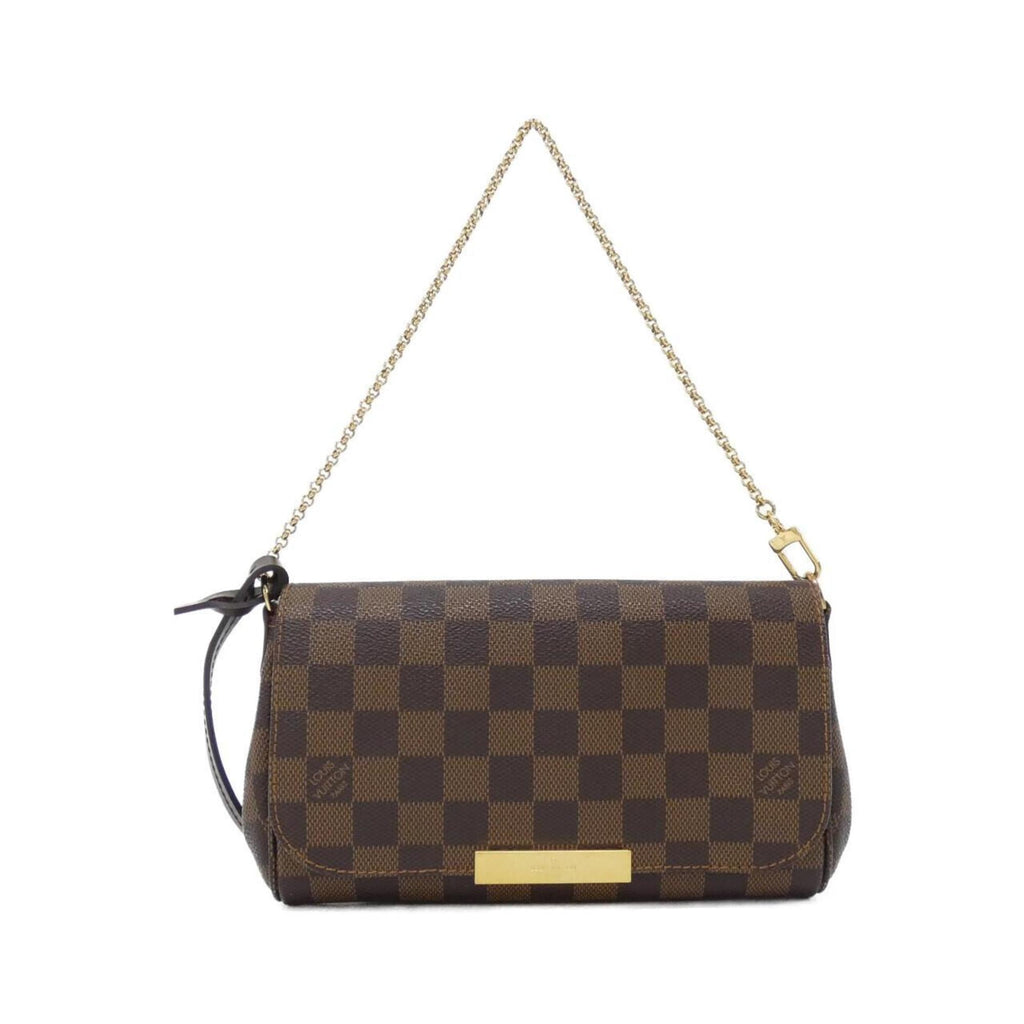 Louis Vuitton Ebene Coated Canvas Shoulder Bag (Pre-Owned)