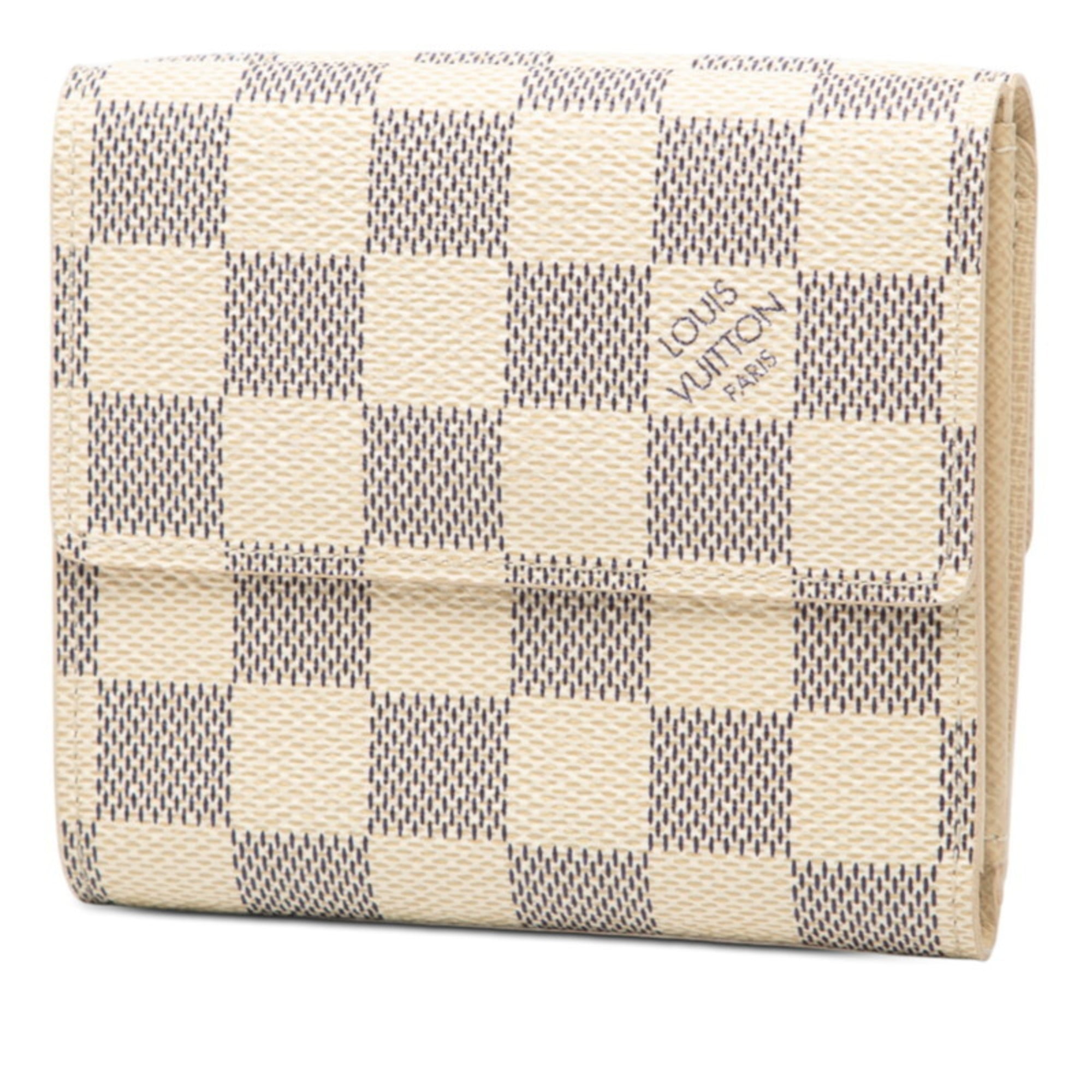 Louis Vuitton White Pvc Leather Wallet (Bi-Fold) (Pre-Owned)