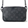 Louis Vuitton Monogram Eclipse Black Noir Monogram Eclipse Chain/Shoulder Wallet (Pre-Owned)