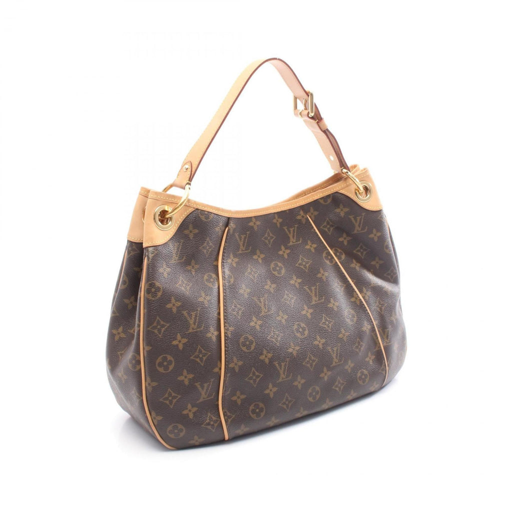 Louis Vuitton Brown Coated Canvas Leather Shoulder Bag (Pre-Owned)