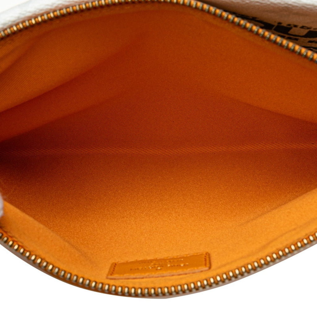Louis Vuitton Gray Orange Pvc Canvas Shoulder Bag (Pre-Owned)