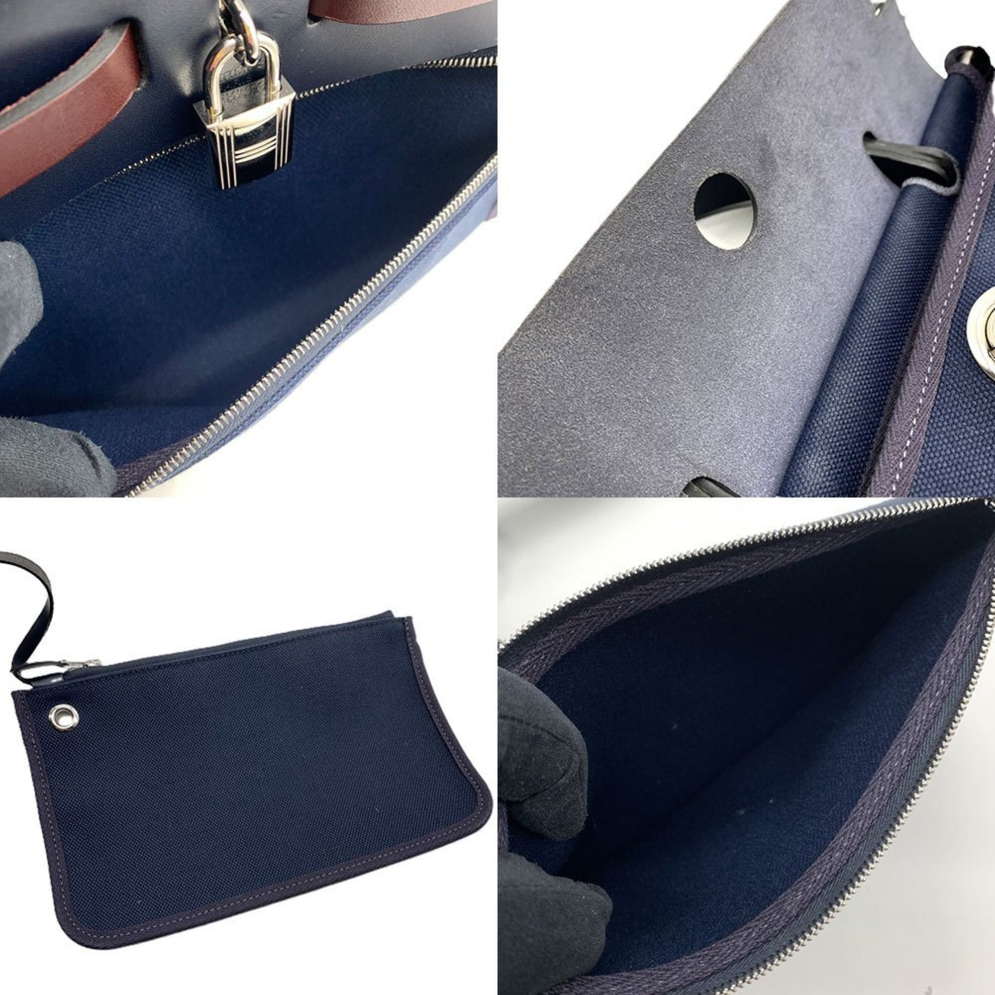 Herbag Zip Leather and Toile 31