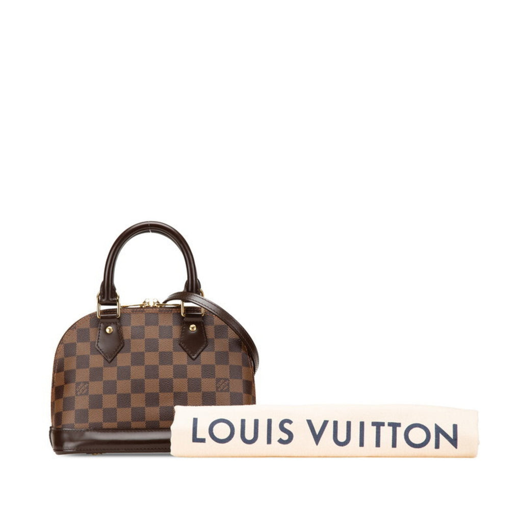 Louis Vuitton Brown Pvc Leather Handbag Shoulder Bag (Pre-Owned)
