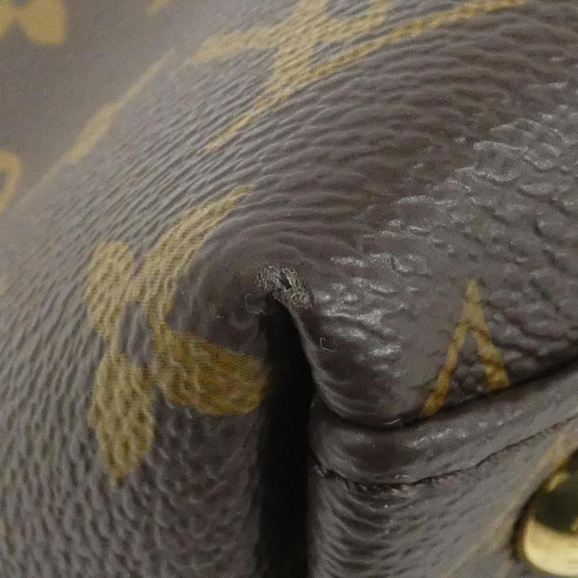 Louis Vuitton Brown Coated Canvas Leather Handbag (Pre-Owned)