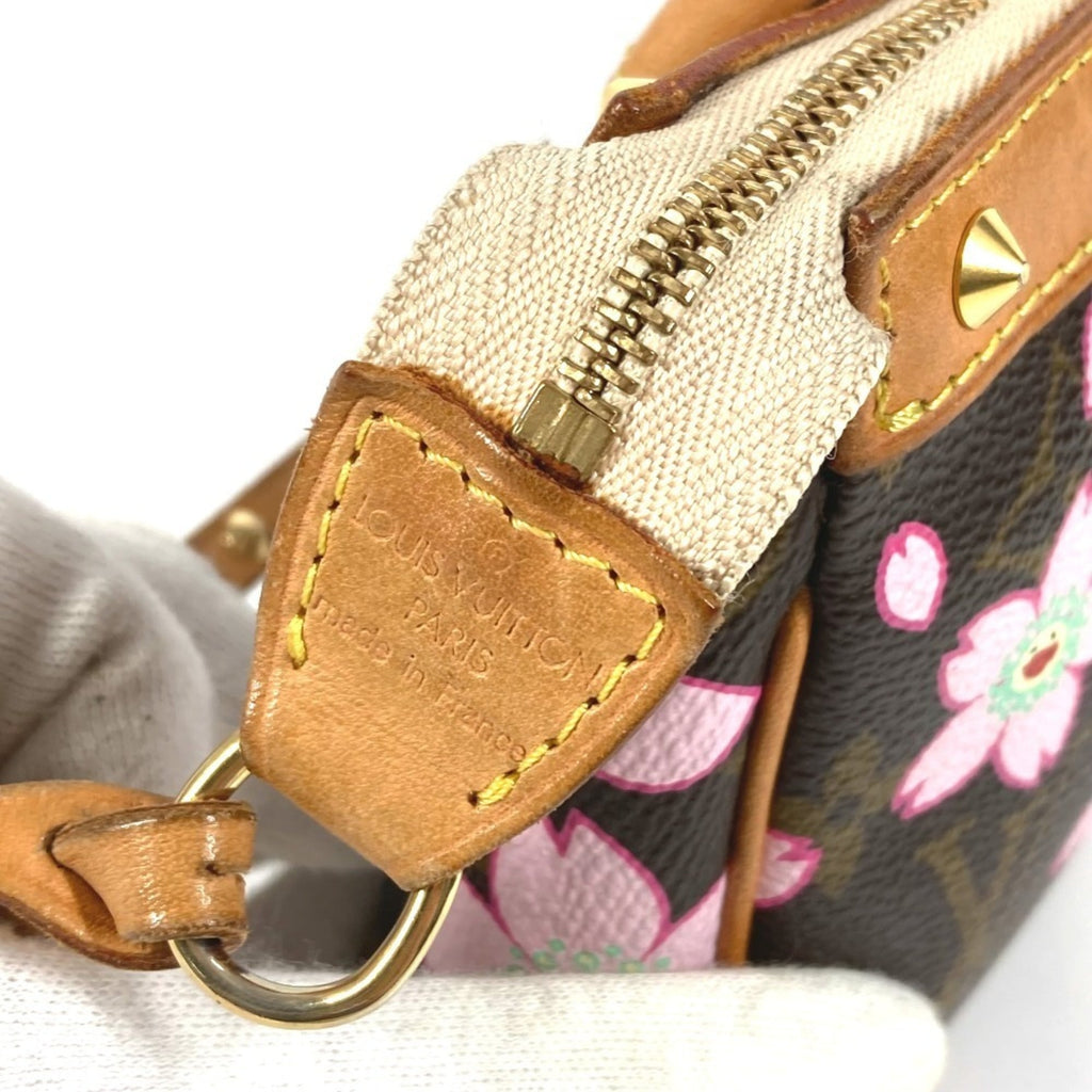 Louis Vuitton Monogram Cherry Blossom Brown Pink Monogram Handbag Shoulder Bag (Pre-Owned)