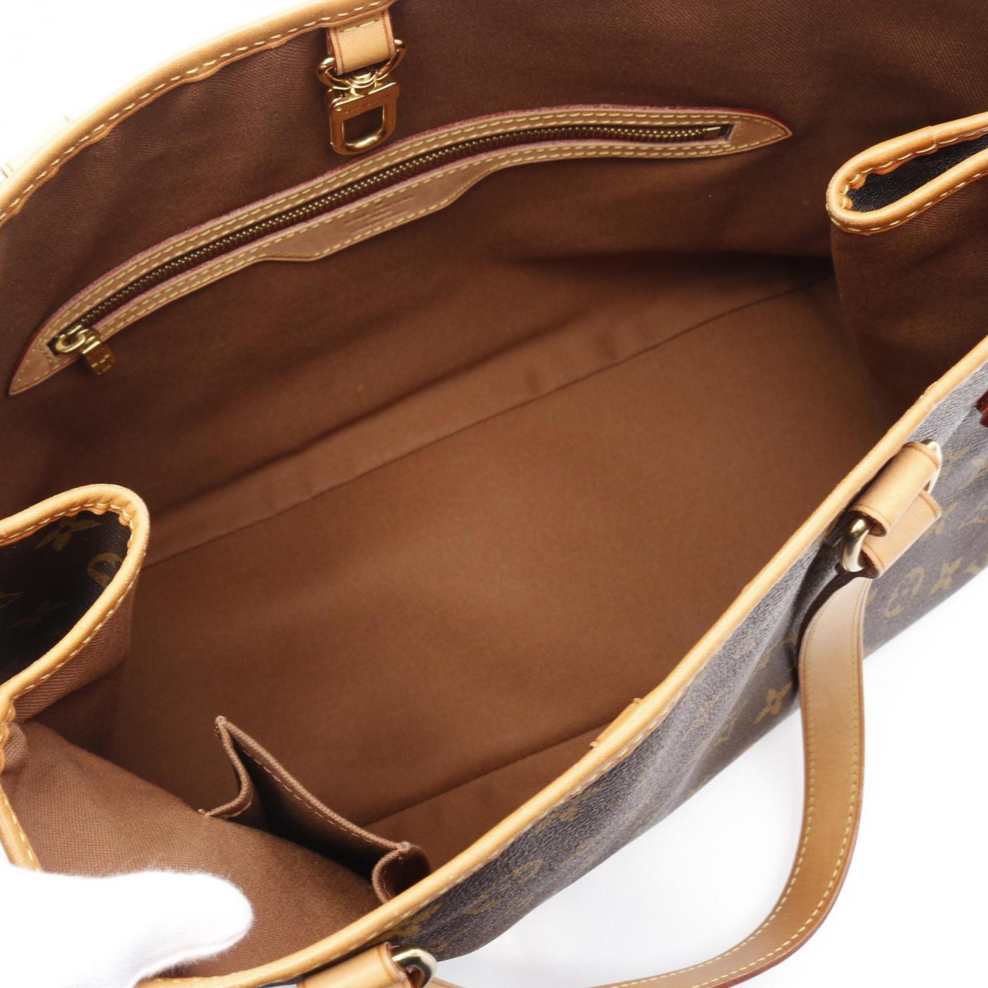 Louis Vuitton Brown Monogram Pvc Coated Canvas Leather Shoulder Bag (Pre-Owned)