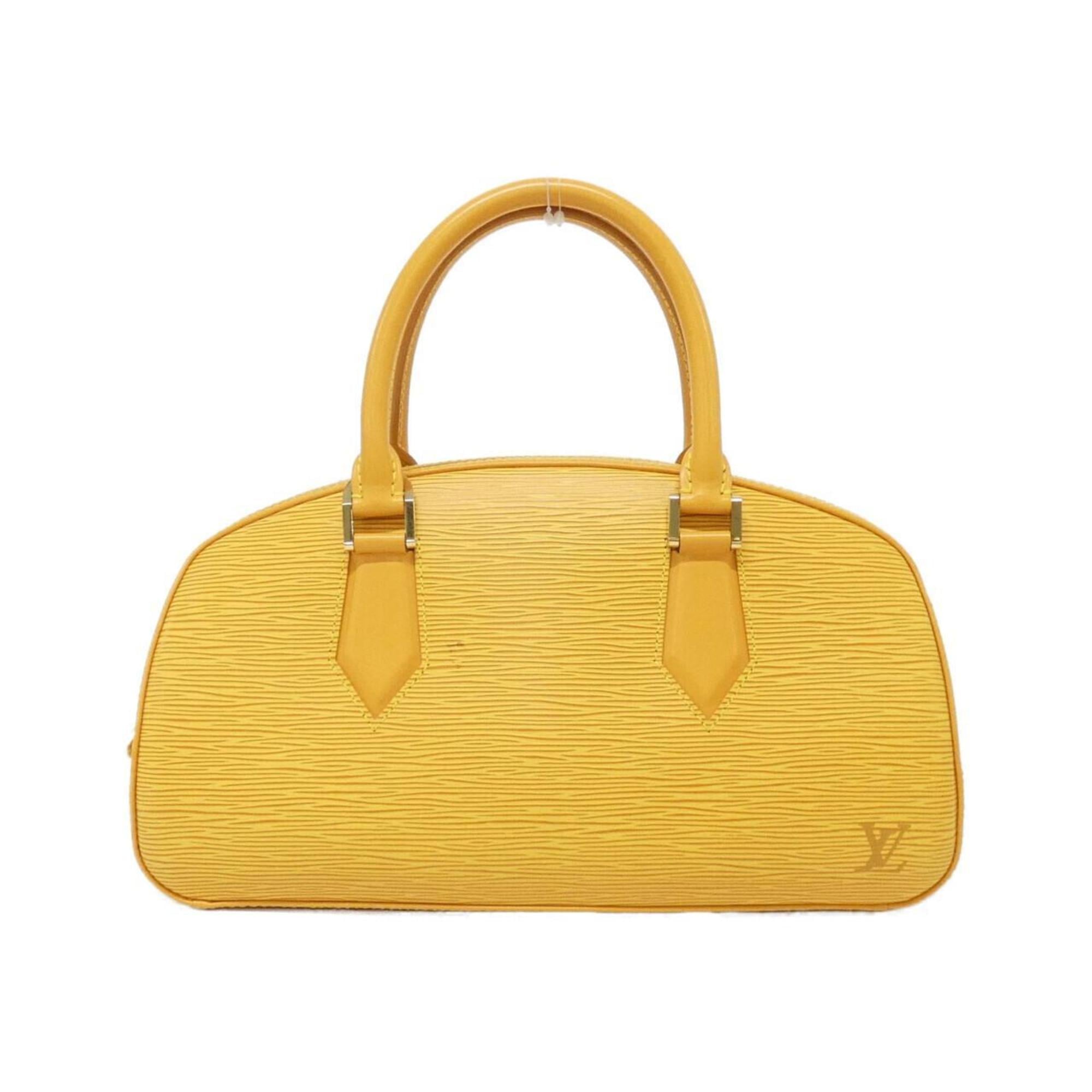 Louis Vuitton Yellow Leather Handbag (Pre-Owned)