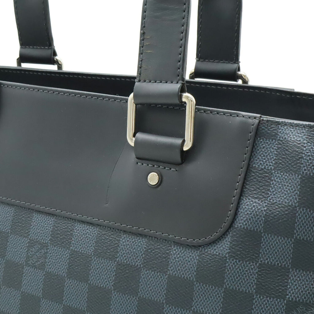 Louis Vuitton Damier Cobalt Black Blue Pvc Shoulder Bag Tote Bag (Pre-Owned)