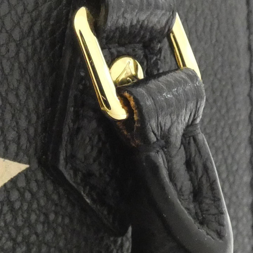 Louis Vuitton Monogram Empreinte Beige Black Leather Handbag (Pre-Owned)