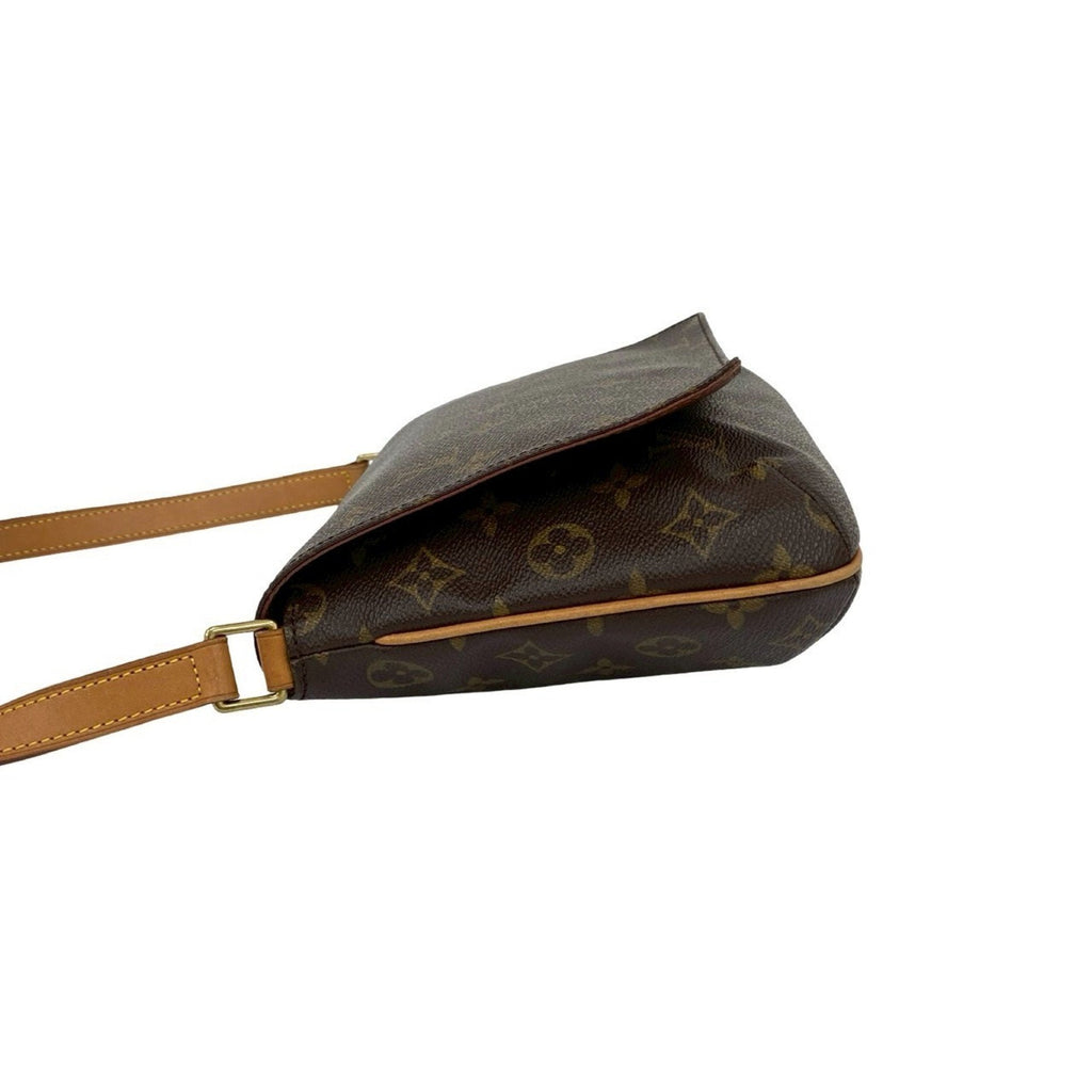 Louis Vuitton Brown Leather Pvc Shoulder Bag (Pre-Owned)