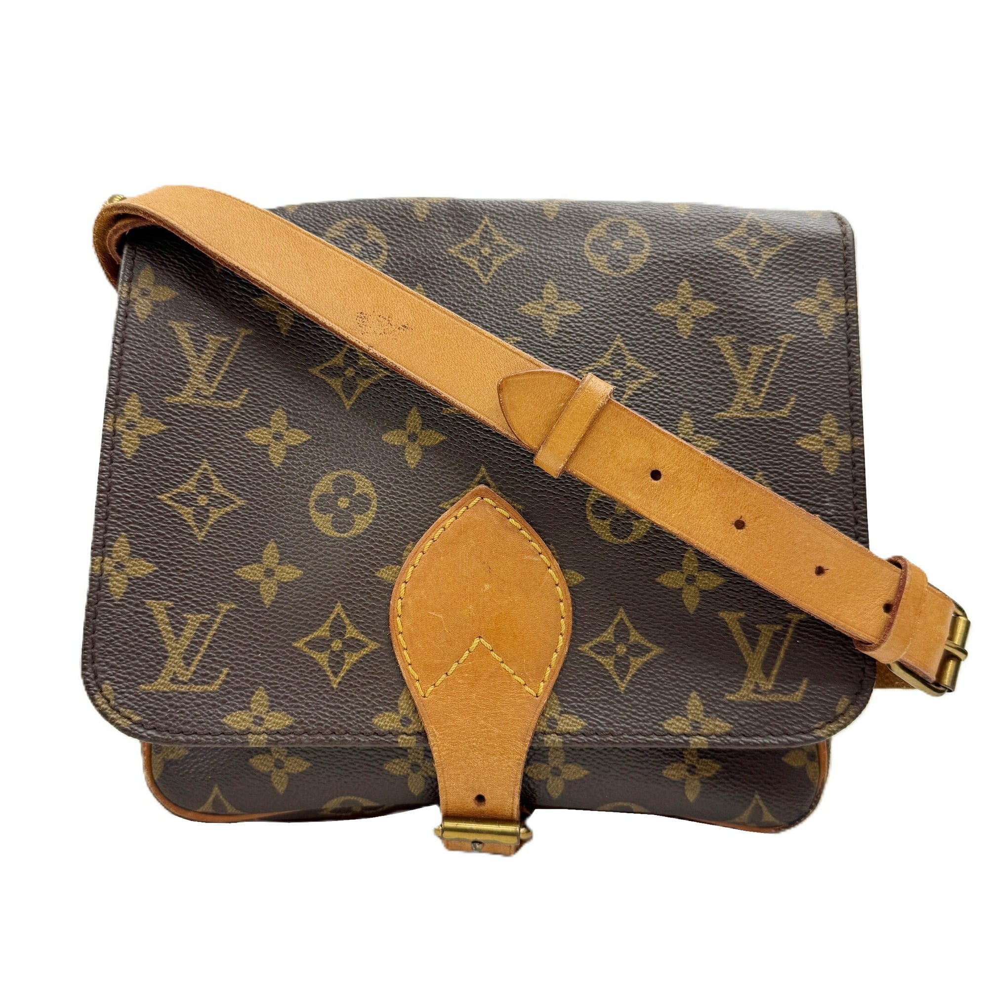 Louis Vuitton Brown Monogram Shoulder Bag (Pre-Owned)